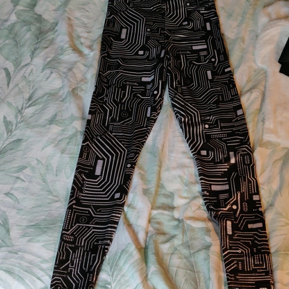 Blackmilk circuit board leggings